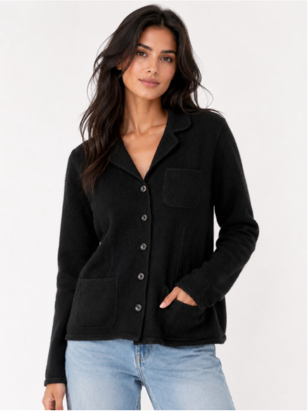 VTG Sag Harbor Wool Cardigan Australia Old Money Academia Preppy Quiet Luxury S